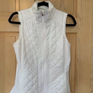 ATHLETA Womens White Down Puffer Vest Jacket (XS)